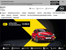 Tablet Screenshot of opel.beoauto.rs